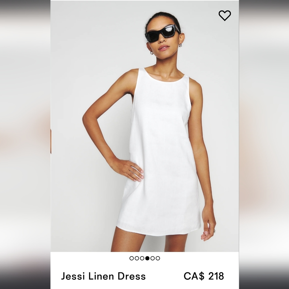 Reformation Jessi Linen Dress
